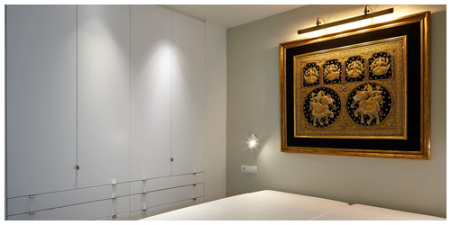 Dormitorio - Neomad Interiorismo Detalle de iluminación en dormitorio de la reforma llevada a cabo por Mario Halty, de Neomad Interiorismo.