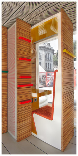 El Hotel más pequeño del mundo - Estudio Teresa Sapey Reportaje fotográfico del Hotel más pequeño del mundo, proyecto del estudio Teresa Sapey, encargado por Room Mate Hotels y expuesto en el evento Beefeater London District, en Madrid.