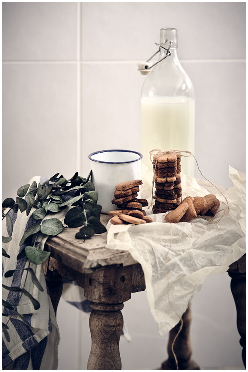 Galletas de Jengibre - Fotografía y estilismo Fotografía y estilismo de recetas navideñas.