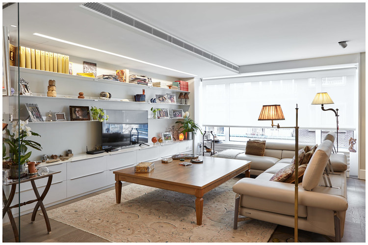 Salón - Neomad Interiorismo Reportaje fotográfico de la reforma llevada a cabo por el arquitecto Mario Halty, del estudio Neomad Interiorismo.