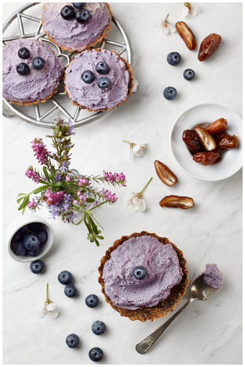 Tartaleta vegana - Fotografía y estilismo Fotografía y estilismo para libro de recetas de repostería vegana.
